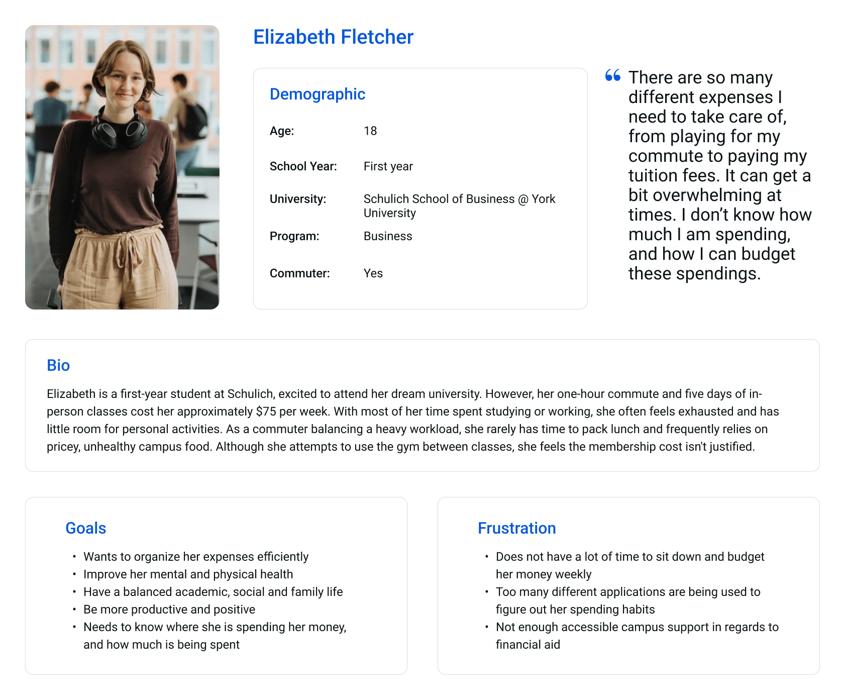 user persona